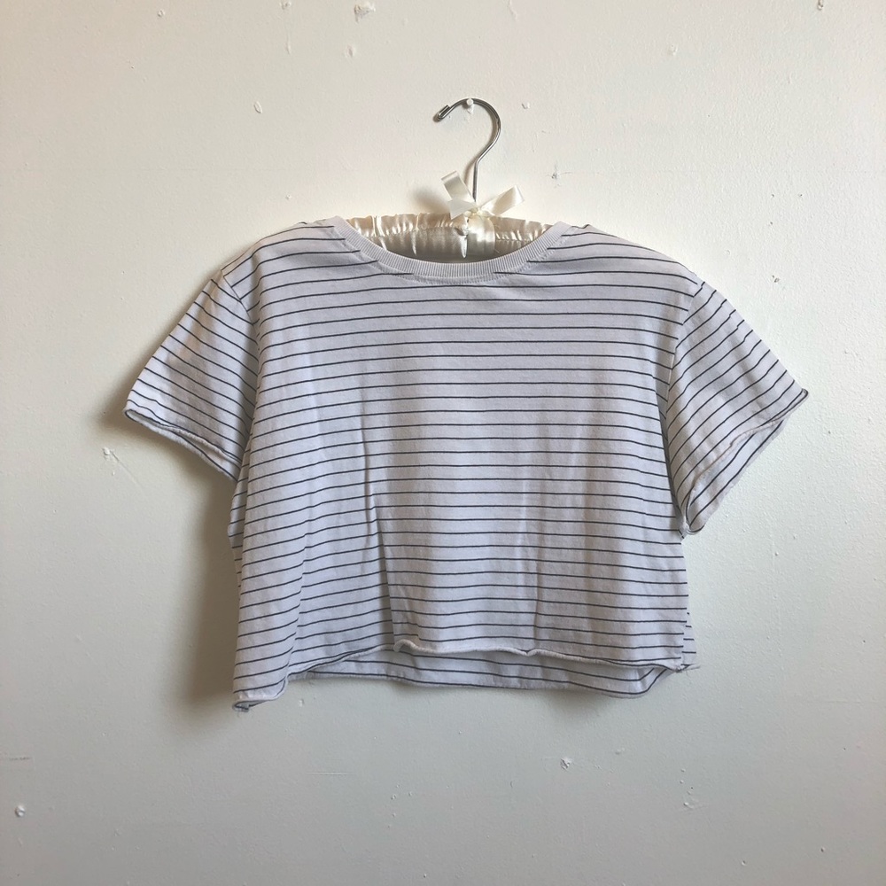 Rue Stiic striped cropped top